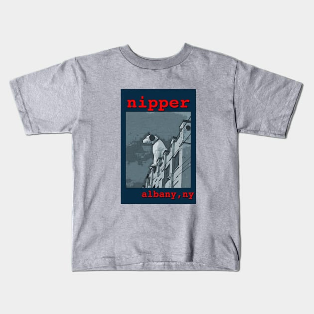 Nipper - Red Kids T-Shirt by snoopkate